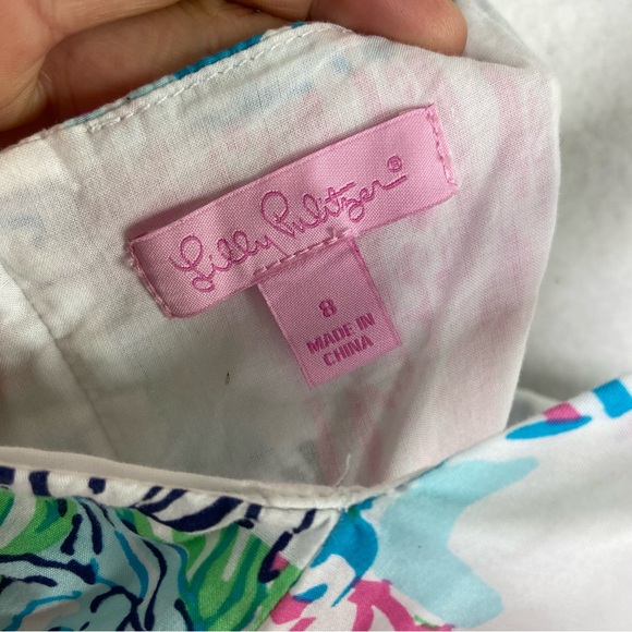 LILLY PULITZER Idi Shift Dress, Multi, Osterville Patch, Size 8 - Picture 9 of 11